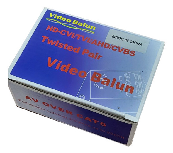 Balun Pasivo 4 En 1 Cctv Camaras Vigilancia Dvr Nvr Rj45 1