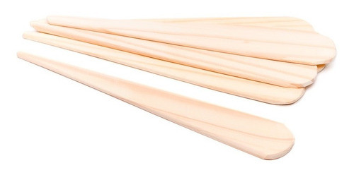 Espatula De Madera Depilatoria Saca Cera Paletone Pack X12 0