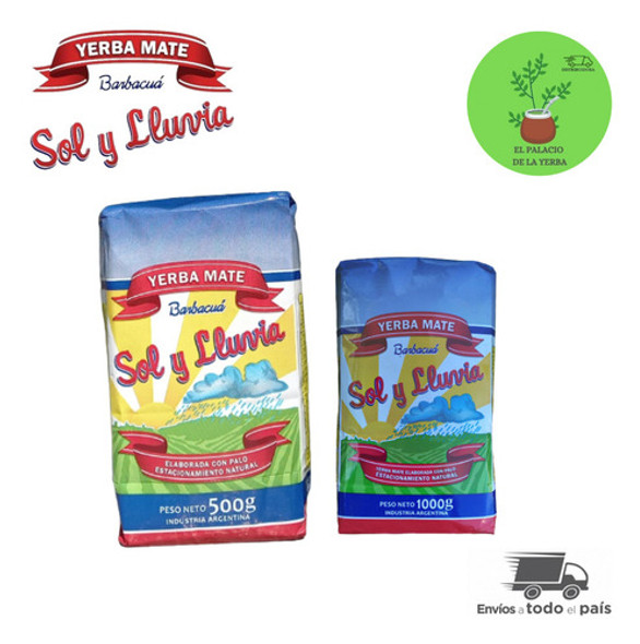 Combo Yerba Sol Y Lluvia 6u 500gr + 6u 1 Kg 0 Combo Yerba Sol Y Lluvia 6u 500gr + 6u 1 Kg 0