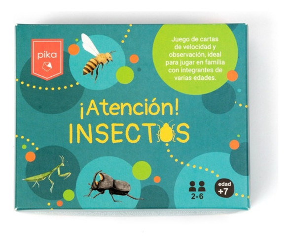 Juego De Cartas Atención! Insectos - Pika - Adeleste 0