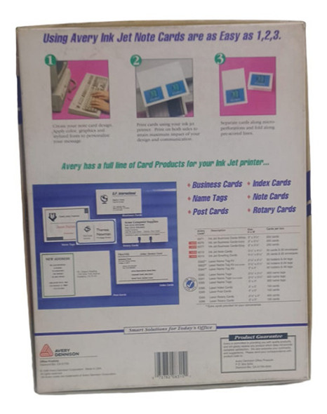 Tarjetas Personales En Blanco  Inkjet Note Cards Avery 8315 1 Tarjetas Personales En Blanco  Inkjet Note Cards Avery 8315 1