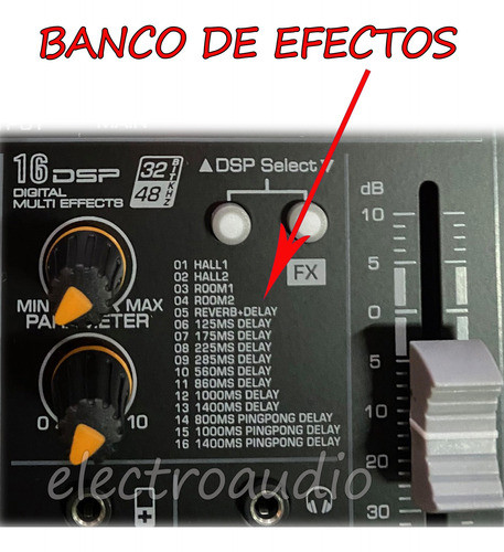 Consola Huguel 8 Ch Efx  48v Graba A Pc Bt Usb Rca Eq 3 Band 1