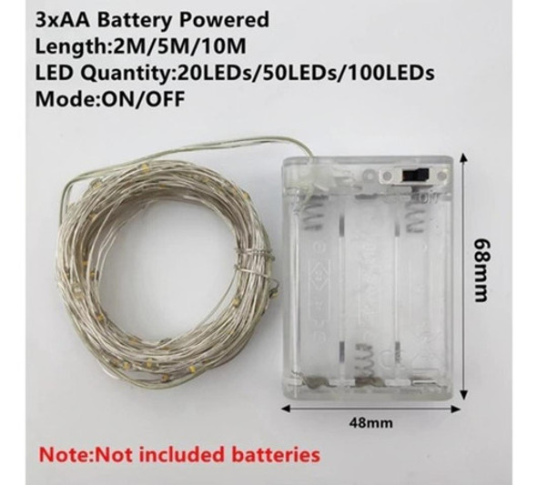 Bichito De Luz, Luciérnagas, Mini Leds, Decoración, 5 Metros 1