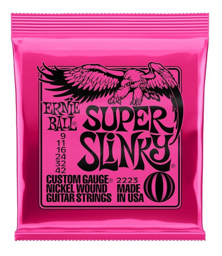Encordado P Guit Electrica Ernie Ball 09 42 Slinky Original 0
