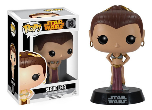 Funko Pop Star Wars Slave Leia 0 Funko Pop Star Wars Slave Leia 0