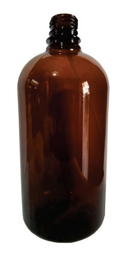 Botella, Envase Pet Ambar De 1000ml (1 Lt) Con Tapa Pack X10 0