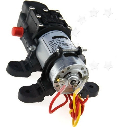 12v Dc 100ppsi 4l/min Alta Presión Diafragma De Bomba De Agu 0
