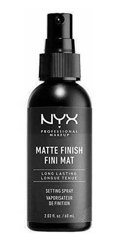 Nyx Makeup Setting Spray Fijador De Maquillaje Matte 0