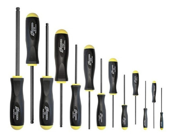 Set Destornilladores Punta Hexagonal 13 Pzs 0,05-3/8 Bondhus 0