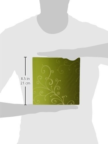 3drose Llc 8 x 8 x 0.25 inches Mouse Pad, Elegante Verde 1