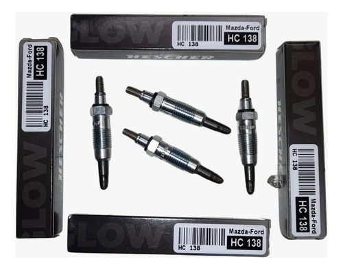 4 Bujias Precalentamiento Hescher Escort 1.8 Hc138 Dui 0