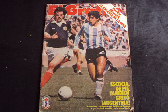 Revista El Grafico # 3113 - Tapa Argentina ( Maradona ) 0