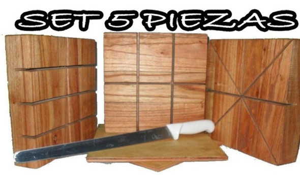 Set Sandwiches Pan De Miga Tacos + Base Giratoria + Cuchillo 0