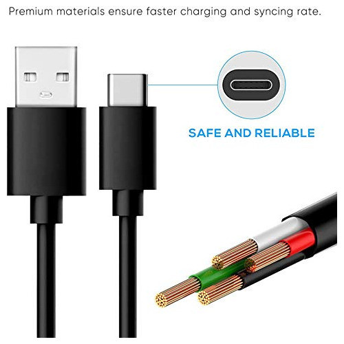 Cable De Carga Usb C Para Auriculares Jabra Elite 75t 3 4 1