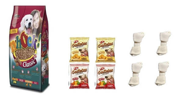 Nhock 25k + 4 Snacks + 4 Huesos Lonja + Envio Gratis 0