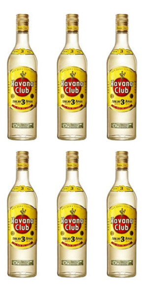Ron Havana Club Añejo 3 Años 750ml X6 Unidades Zetta Bebidas 0 Ron Havana Club Añejo 3 Años 750ml X6 Unidades Zetta Bebidas 0