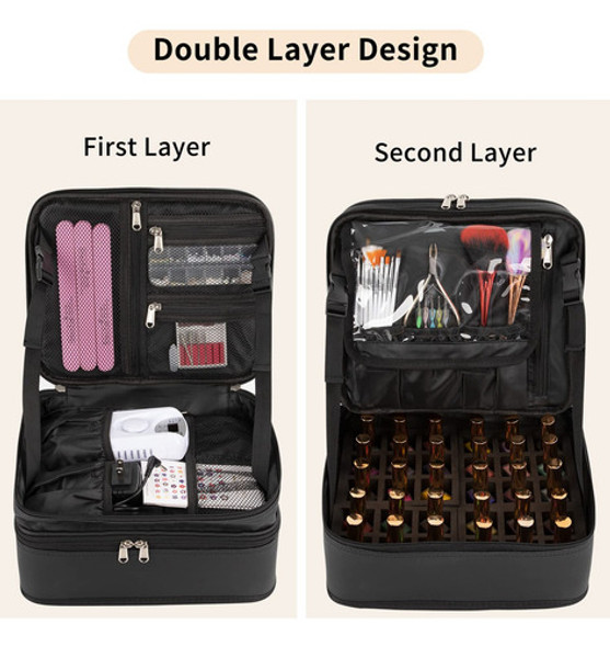 Ethereal Bolsa Organizadora De Esmalte De Uas, Soporte Para 1