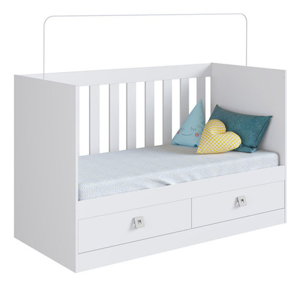 Cuna Convertible 3 En 1 Multifuncion 2 Cajones - Sofa - Cama 1