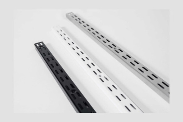 Riel Doble Cremallera 300cm Blanco O Negro (pack X 5) 0