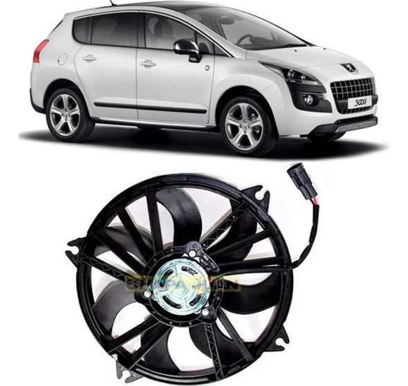 Electroventilador Peugeot 3008 2013 2014 2015 Con Soporte 1 Electroventilador Peugeot 3008 2013 2014 2015 Con Soporte 1