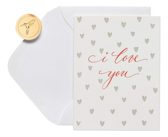 Papyrus Blank Romantic Card (i Love You) 0