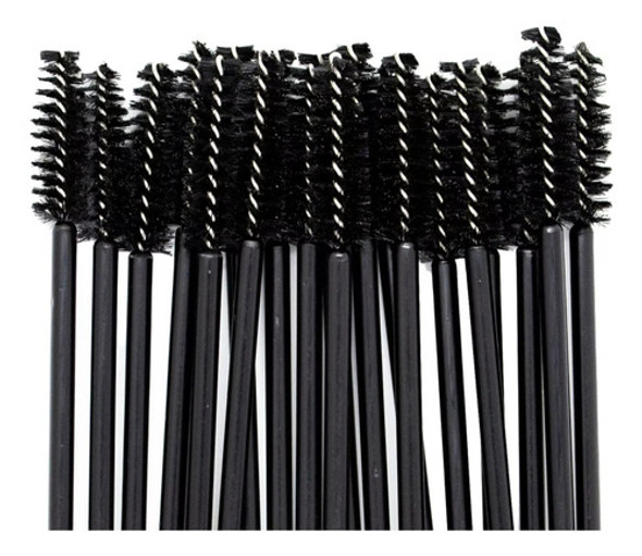 Cepillos Aplicadores Pestaña Descartables X 20 Negro 1
