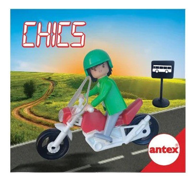 Chics Motoclista Muñeco Figura Con Accesorios Antex 9908 1