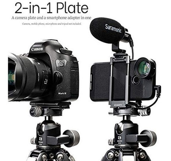 Platina Benro Tipo Arca Swiss P/ Smartphone Dslr Arcasmart70 1