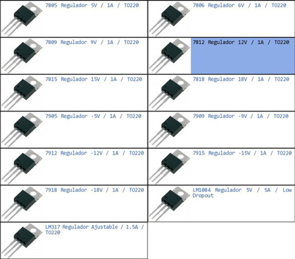 Pack 20x Regulador 12v 1a To220 Voltaje Tension Lm7812 L7812 1 Pack 20x Regulador 12v 1a To220 Voltaje Tension Lm7812 L7812 1
