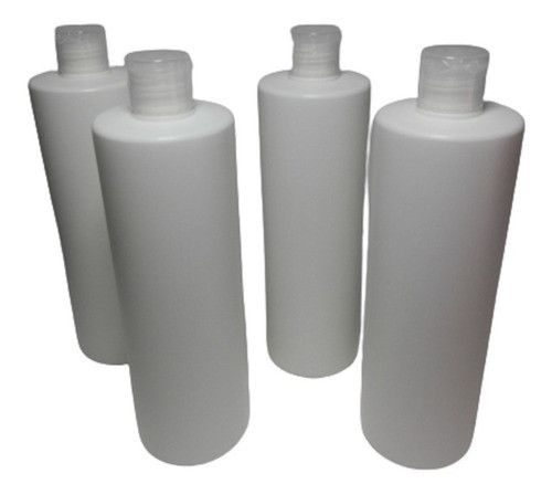 Envase 500ml Pad Blanco C/tapa Flip Top ( Pack 10 Unidades ) 0