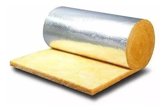 Rollo Lana De Vidrio Aislante - Reforzado Aluminio - Oferta 0