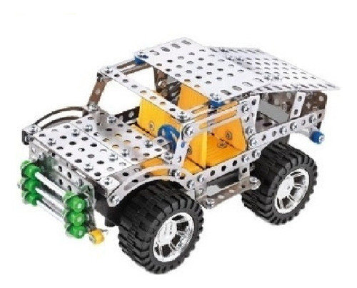 Bloques De Construcción Metal Estilo Mecano Jeep 289 Pzas Ub 1