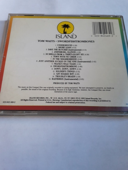 Tom Waits - Swordfishtrombones - Cd / Kktus 1