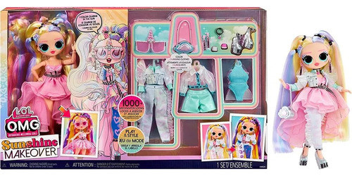 Muñeca Lol Surprise Fashion Doll Omg Sunshine Make Over 23cm 0