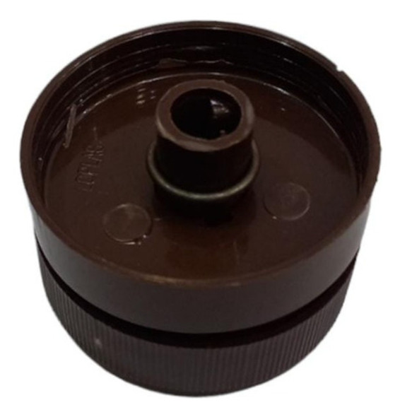 Perilla Cocina Volcan 2 Piezas Eje 8 Mm Marron Juego De 5 U 1