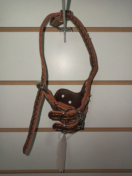 Bozal De Cuero Ajustable Mediano - Para Perros 1