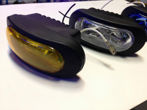 Caminero Foco Neblinero Azul Auto Moto 12v C/ Lamp Jgox2 C56 1