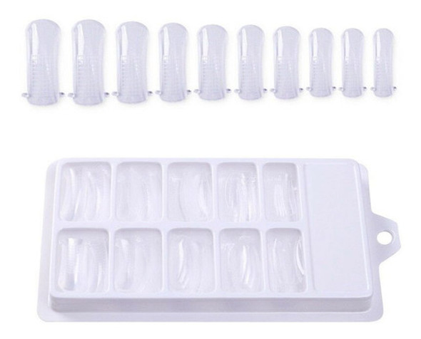 20 Capsulas Dual System Form Sistema Dual Uña Esculpidas 1