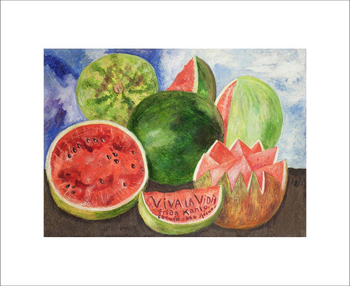 Lamina Fine Art Viva La Vida Frida Kahlo 40x50 Cm Myc Arte 0