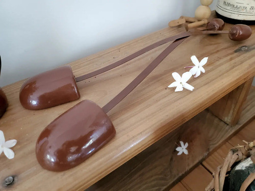 Camillas De Zapatos, El Par, Madera Y Metal 0