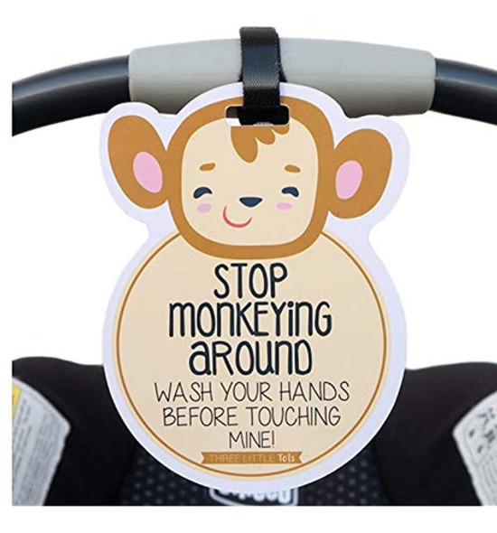 Tres Pequeños? Tema Animal Sin Tocar El Letrero Del Asiento 1