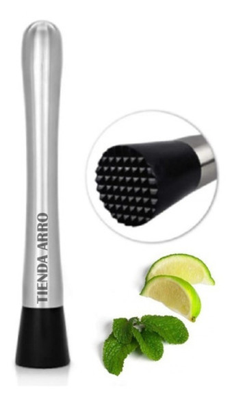 Pison Mortero Profes. Barman Cocteleria Muddler Bartender 0