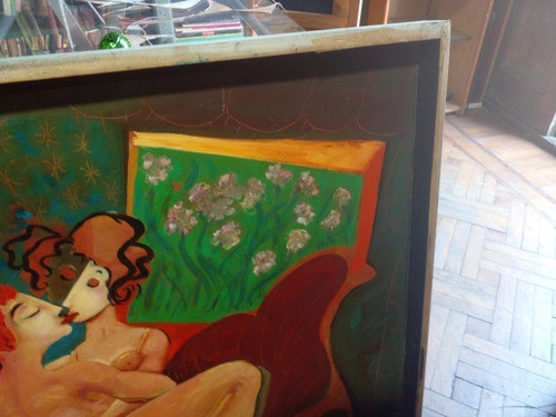 Oleo Sobre Tabla. Pintura Original De Piero Rossi 1