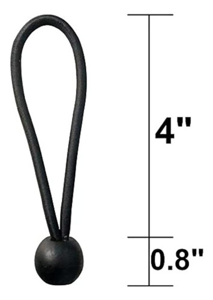 Cuerdas Elásticas De Bolas De 4 Pulgadas Con 1