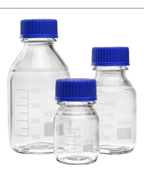 Frasco Graduado Vidrio Boro Tipo Schott 500ml Biolinger 1 Frasco Graduado Vidrio Boro Tipo Schott 500ml Biolinger 1