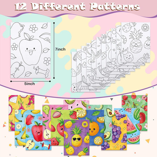 Lienzos De Canvas Pre Impresos, 13cm X 18cm, Para Niños 1