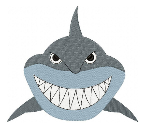 Matriz Para Bordados Maquina Animal Tiburon Tiburones 1375 1