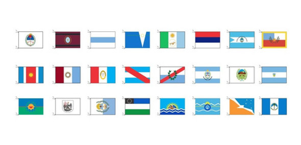 Bandera De Provincias 4 X 2.2 M Oficiales Reforzadas 0
