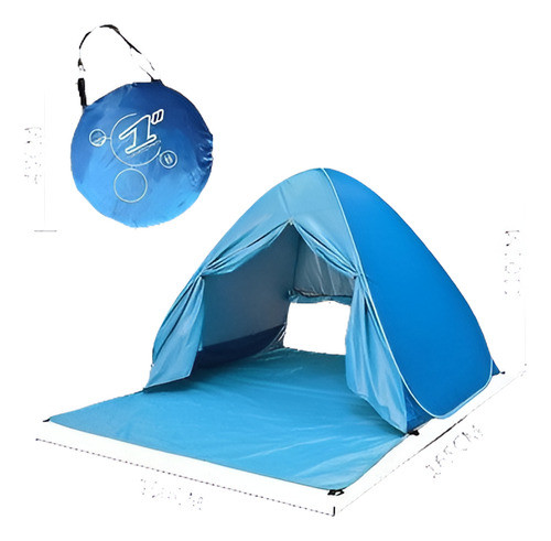 2-3 Personas Camping Carpa, Al Aire Libre Pop-up Ligero, Tie 0