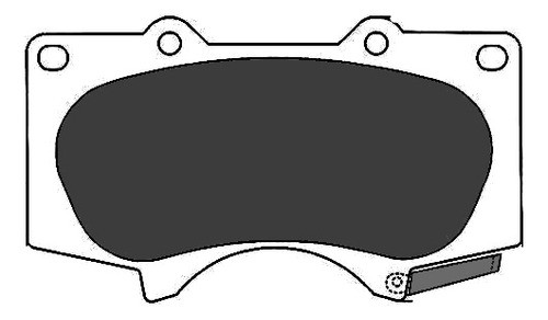 Pastilla De Freno Toyota Hylux Sw4 Por Santa Cruz Frenos 0